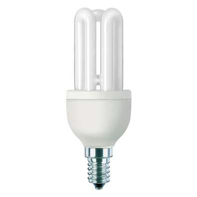 Энергосберегающая лампа Philips Genie ESaver 11W/827/E14/теплый белый свет Энергосберегающая лампочка Philips инфо 7982a.