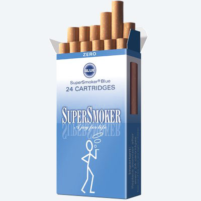 Набор "SuperSmoker": электронная сигарета, 24 картриджа без никотина, зарядное устройство, футляр Германия Артикул: 020 Товар сертифицирован инфо 579a.